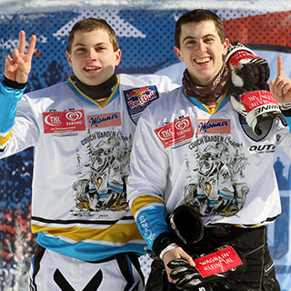 Marco & Luca Dallago, Weltmeister im Red Bull Crashed Ice